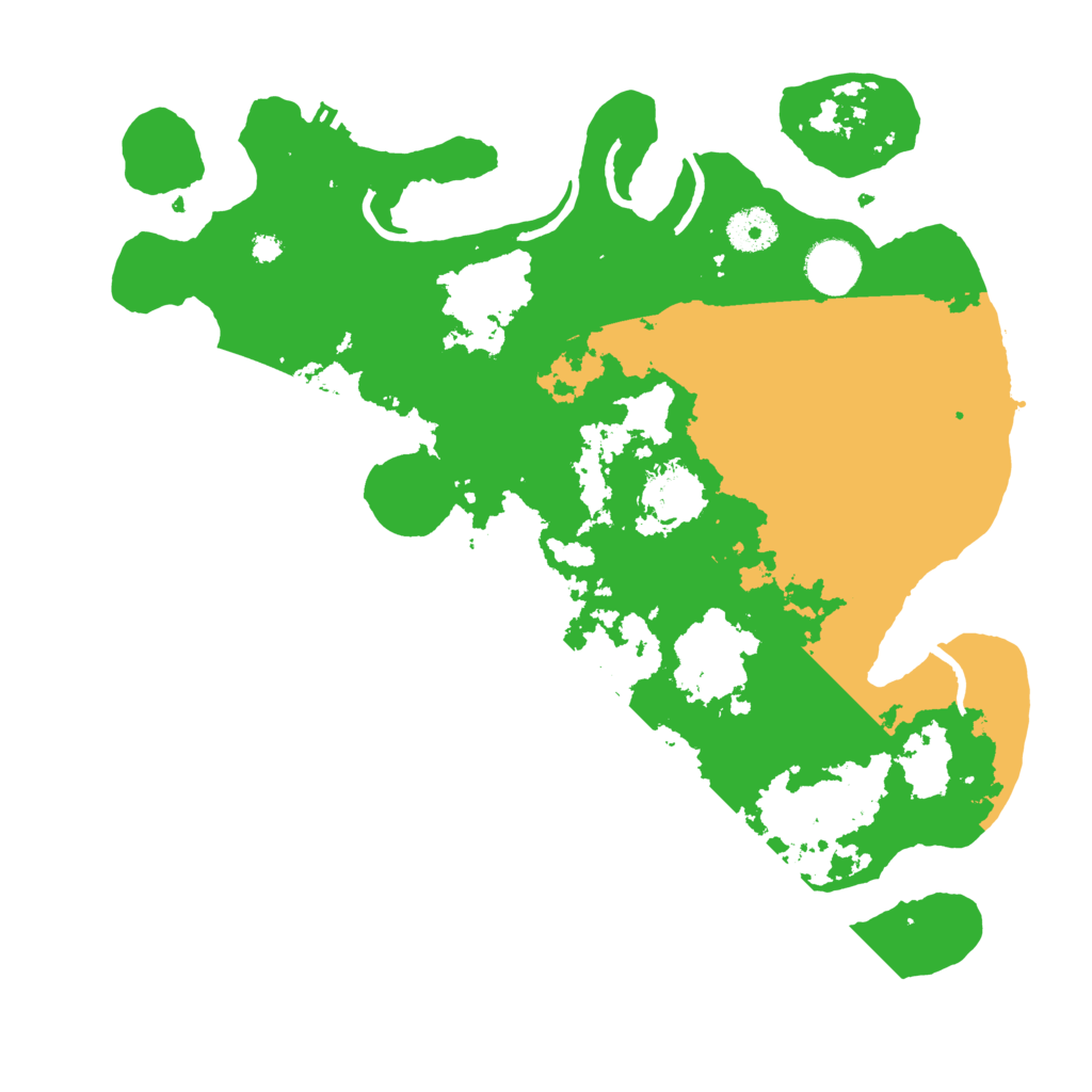Biome Rust Map: Procedural Map, Size: 3500, Seed: 968235390