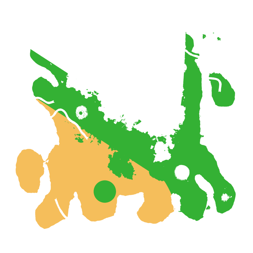 Biome Rust Map: Procedural Map, Size: 3000, Seed: 121877254