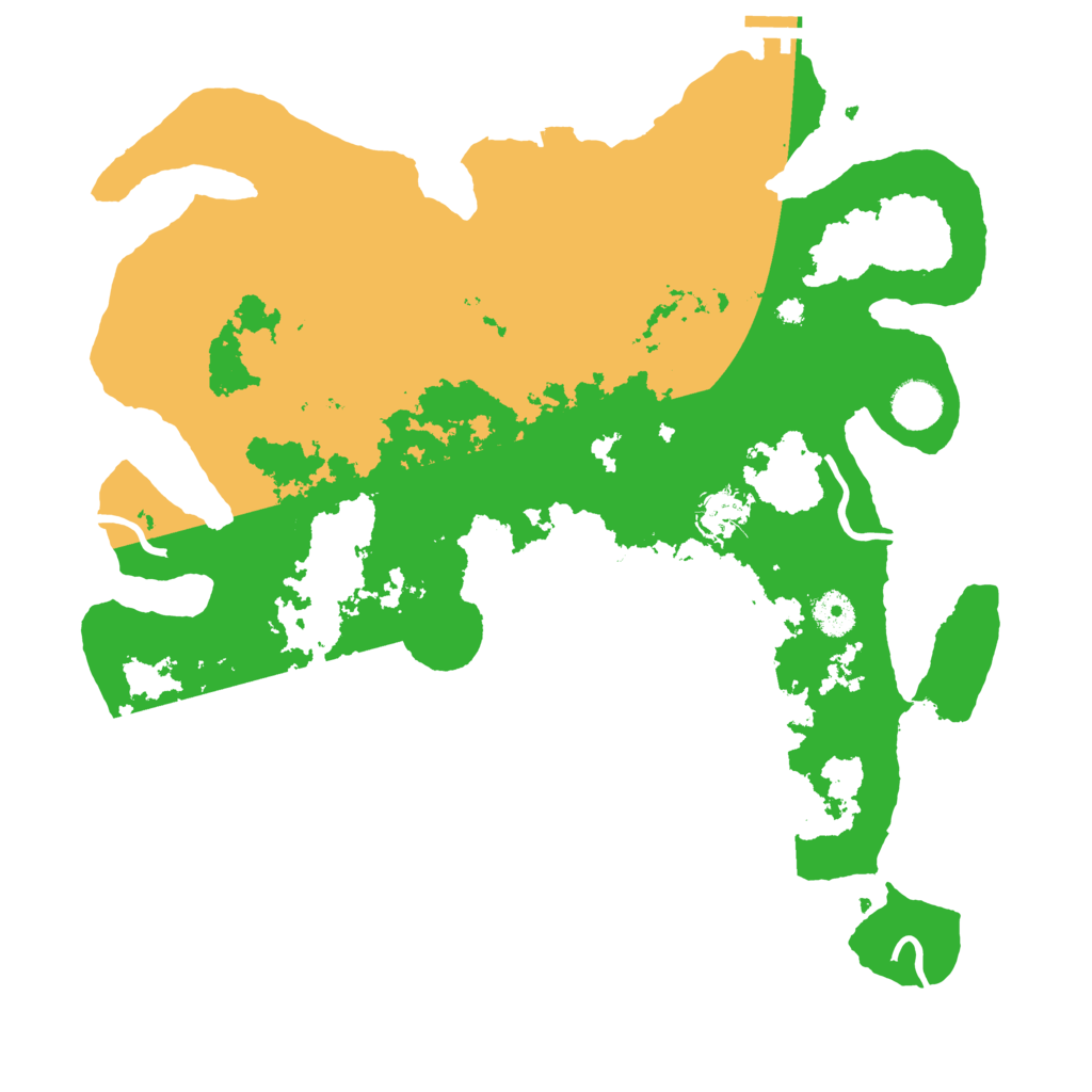 Biome Rust Map: Procedural Map, Size: 3850, Seed: 684425388