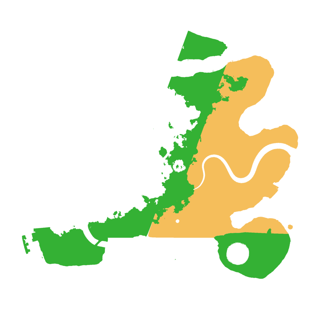 Biome Rust Map: Procedural Map, Size: 2600, Seed: 12