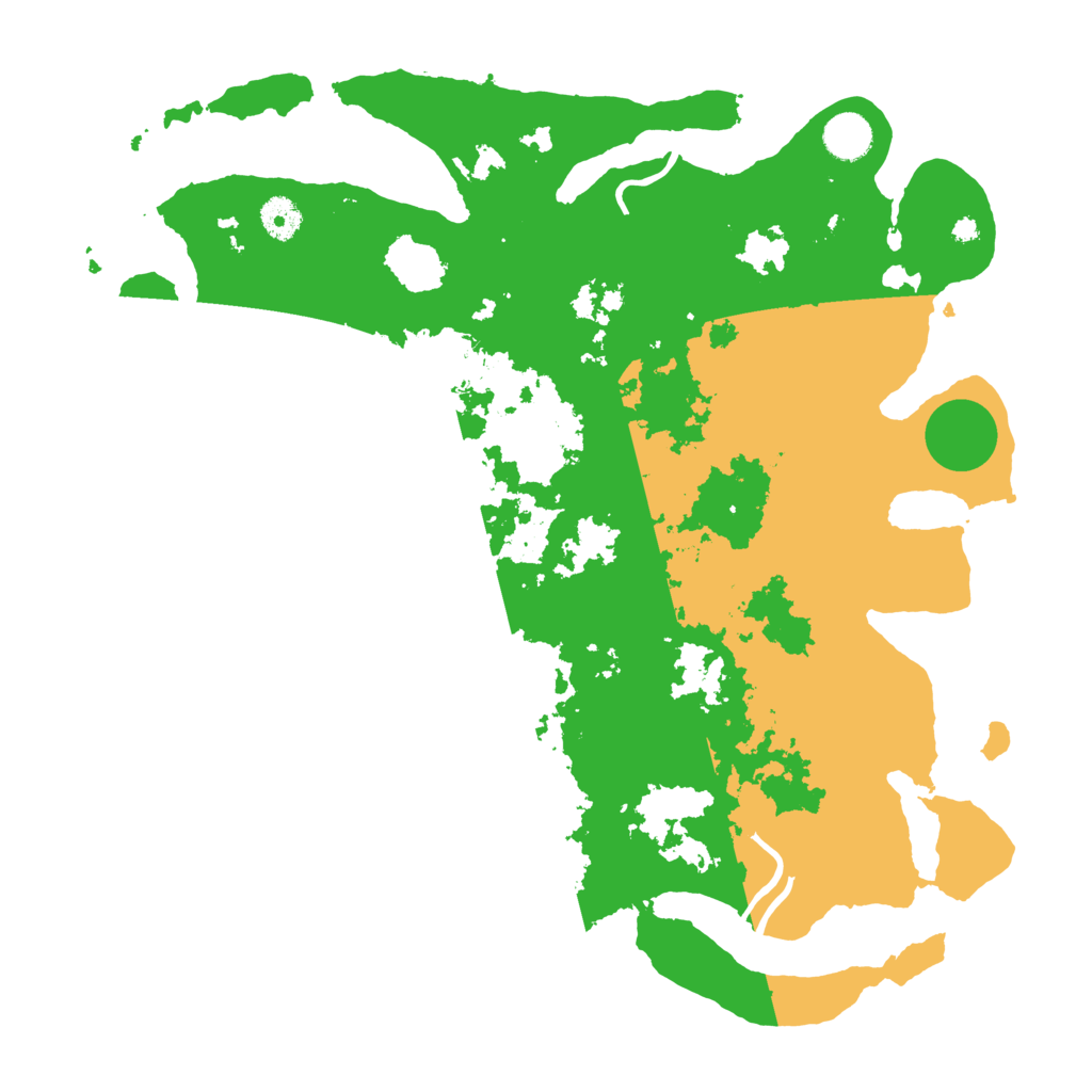 Biome Rust Map: Procedural Map, Size: 4000, Seed: 20981