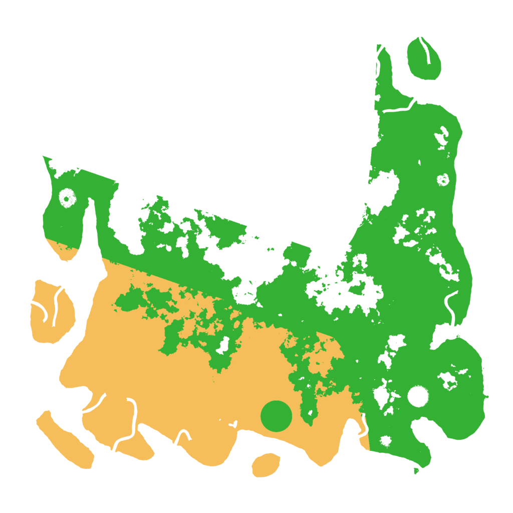 Biome Rust Map: Procedural Map, Size: 4300, Seed: 1126057681