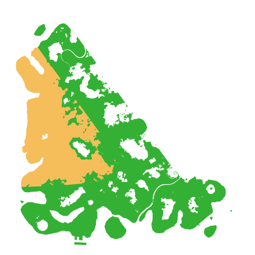 Biome Rust Map: Procedural Map, Size: 4300, Seed: 89