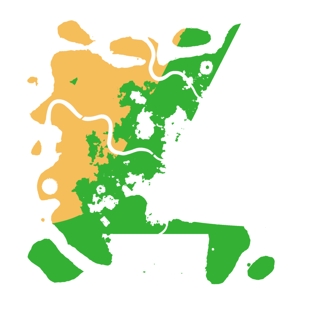 Biome Rust Map: Procedural Map, Size: 3500, Seed: 78742801