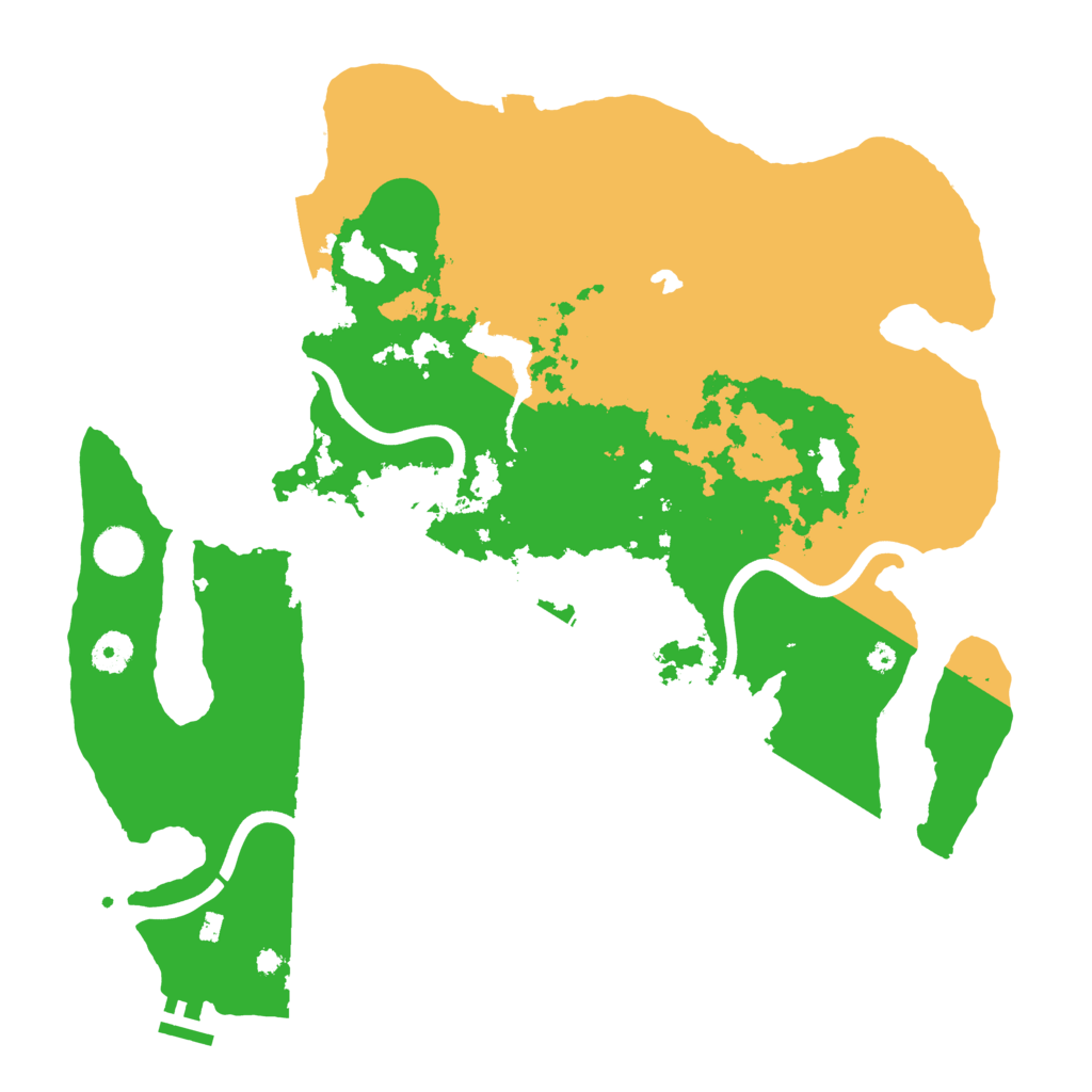 Biome Rust Map: Procedural Map, Size: 4000, Seed: 616680144