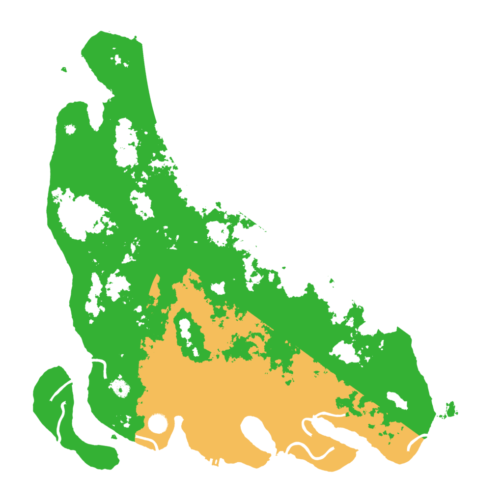 Biome Rust Map: Procedural Map, Size: 4500, Seed: 1961876558