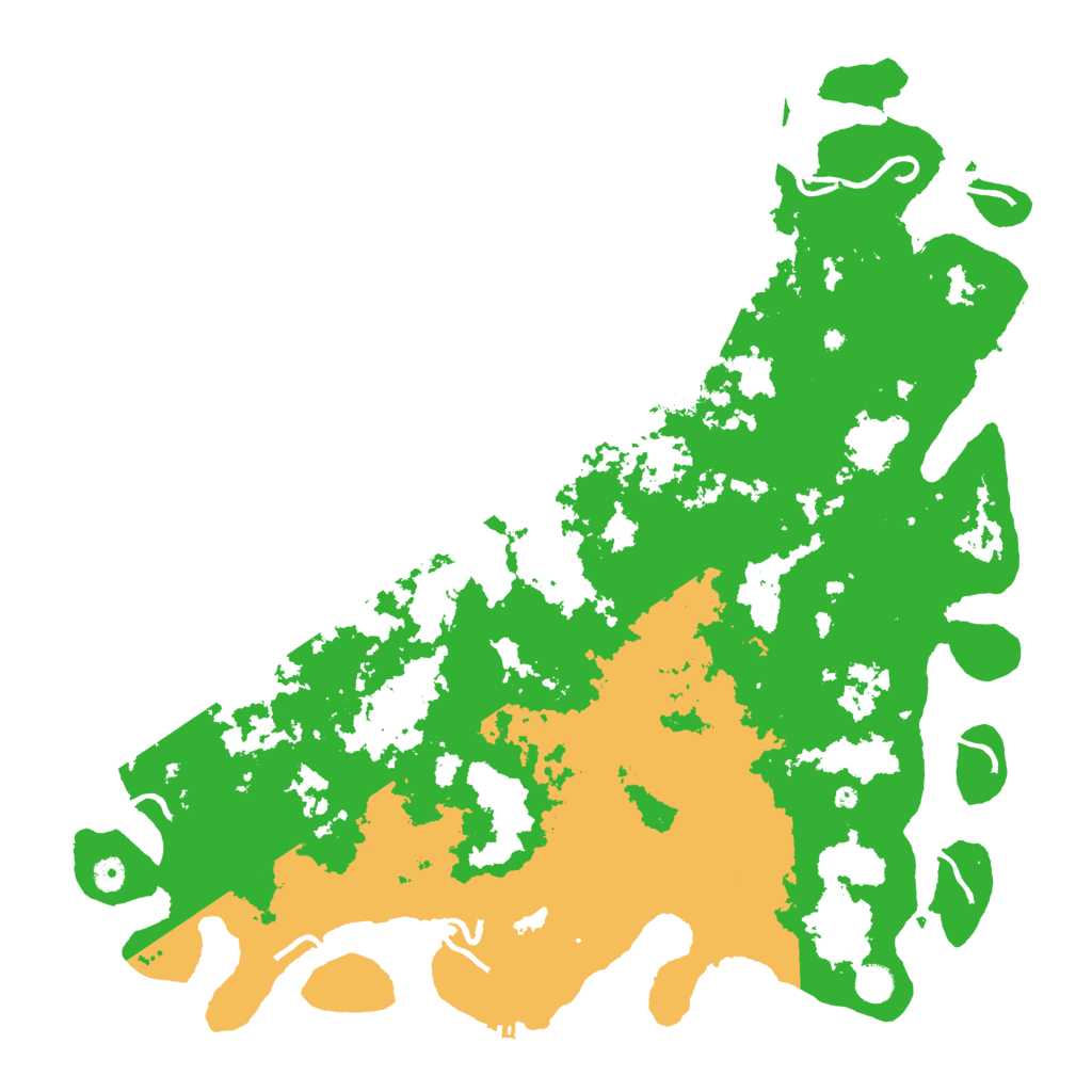 Biome Rust Map: Procedural Map, Size: 5000, Seed: 1619256138