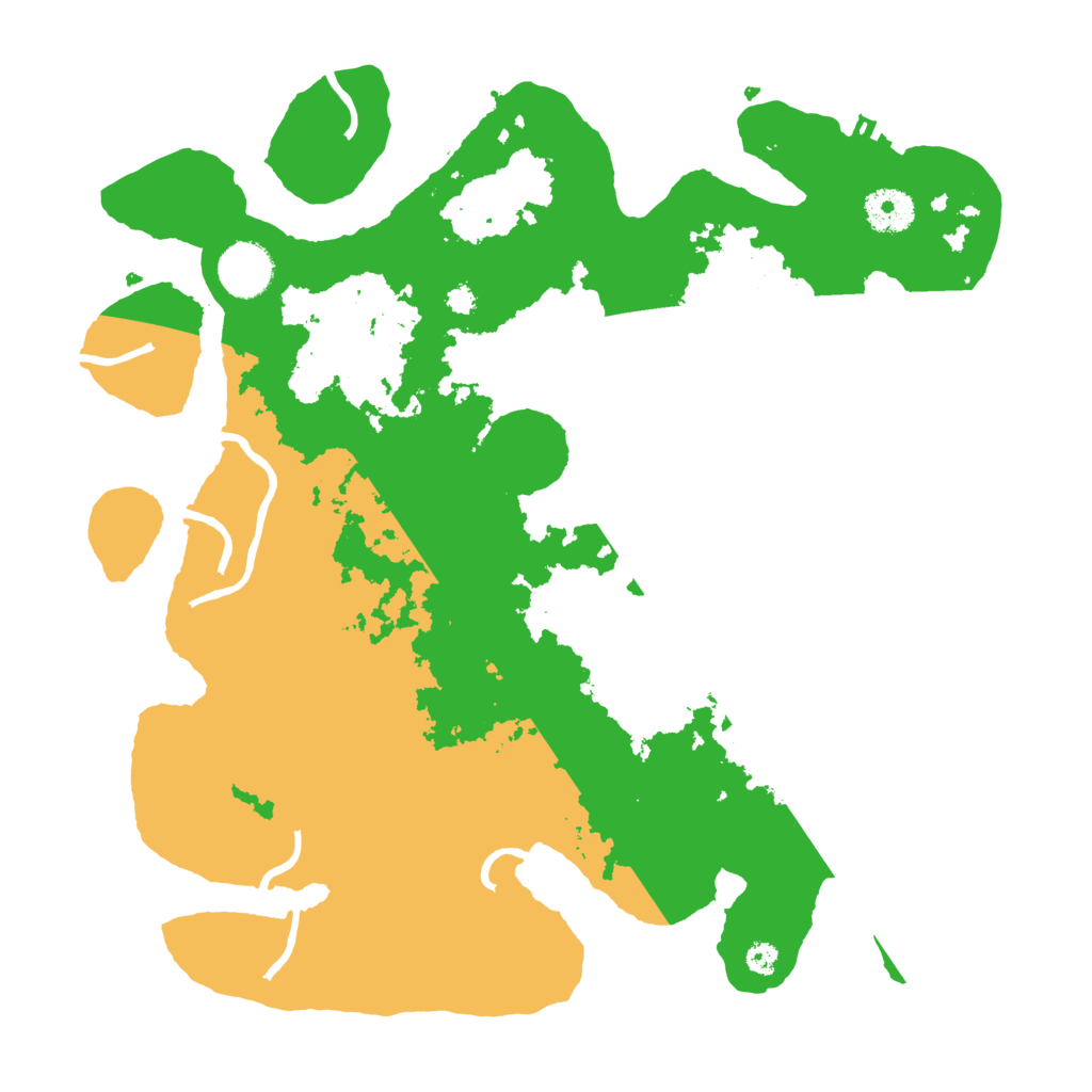 Biome Rust Map: Procedural Map, Size: 3500, Seed: 780260469