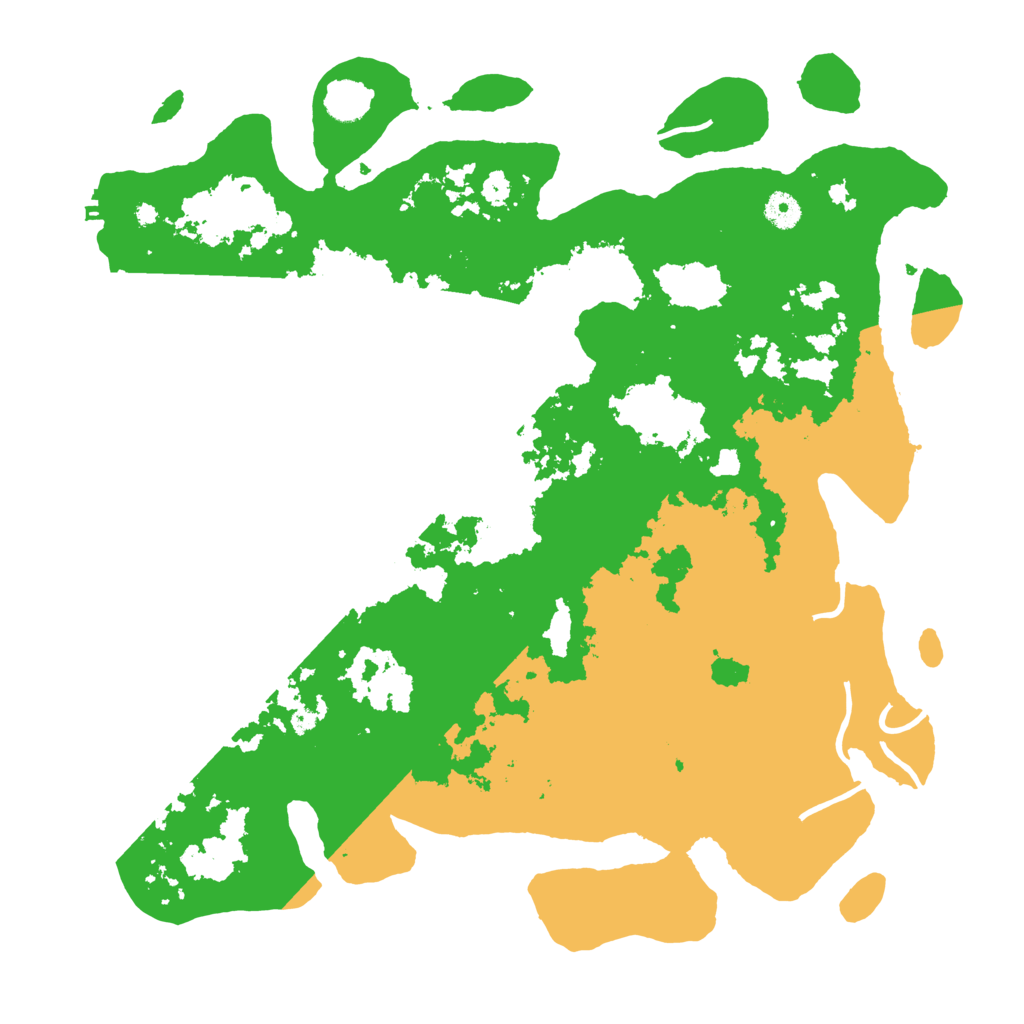 Biome Rust Map: Procedural Map, Size: 4300, Seed: 2131216152