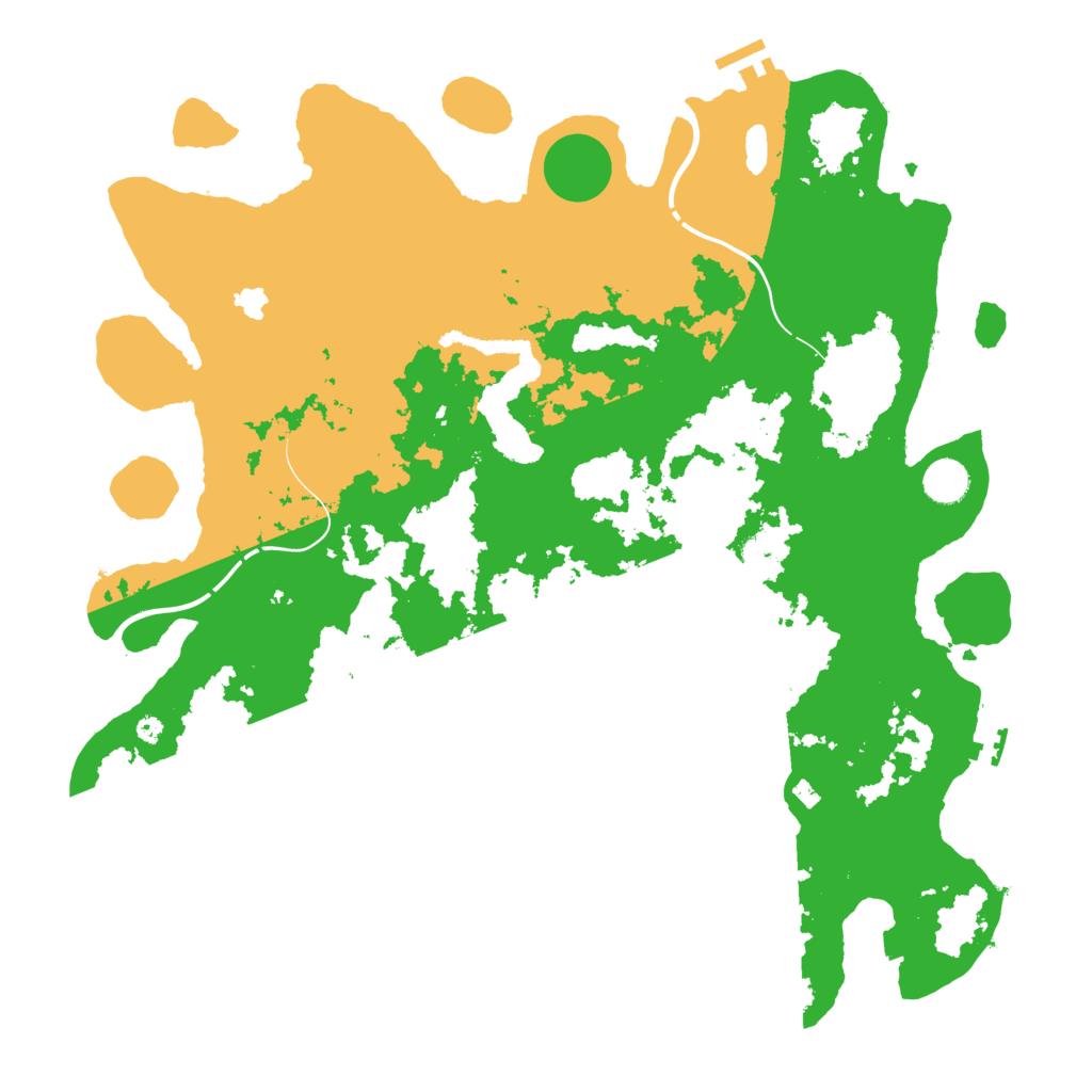 Biome Rust Map: Procedural Map, Size: 4250, Seed: 1245344352