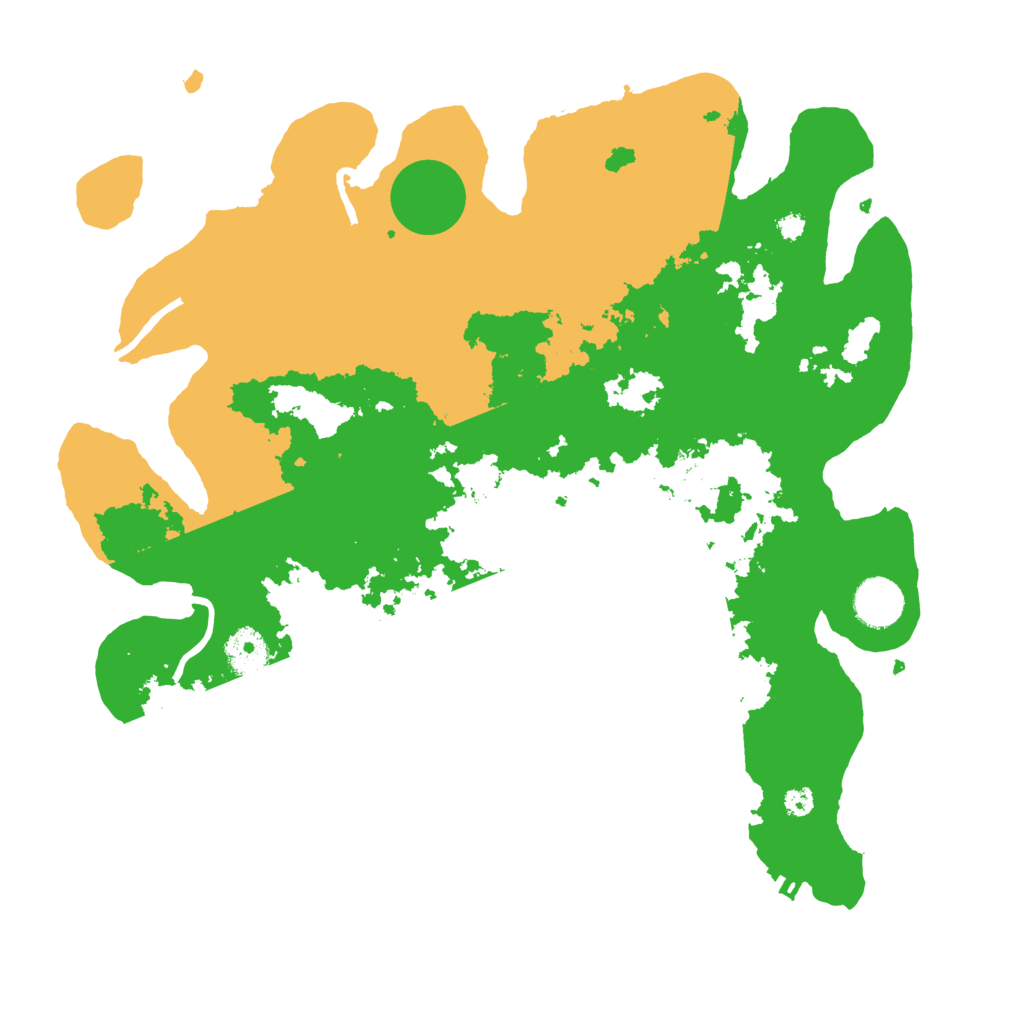 Biome Rust Map: Procedural Map, Size: 3600, Seed: 2587178