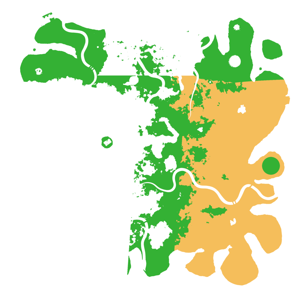 Biome Rust Map: Procedural Map, Size: 4500, Seed: 1905