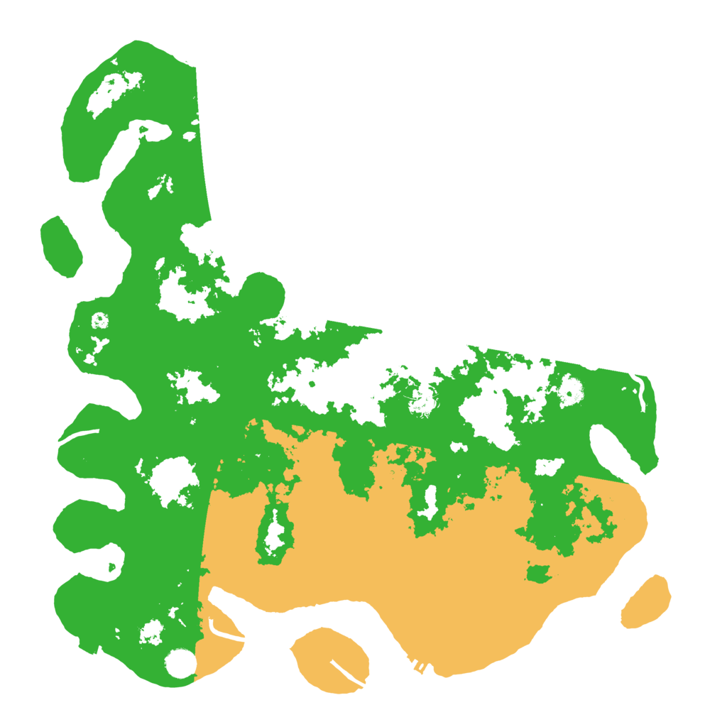 Biome Rust Map: Procedural Map, Size: 4300, Seed: 2806