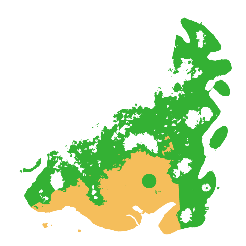 Biome Rust Map: Procedural Map, Size: 4500, Seed: 1275044518