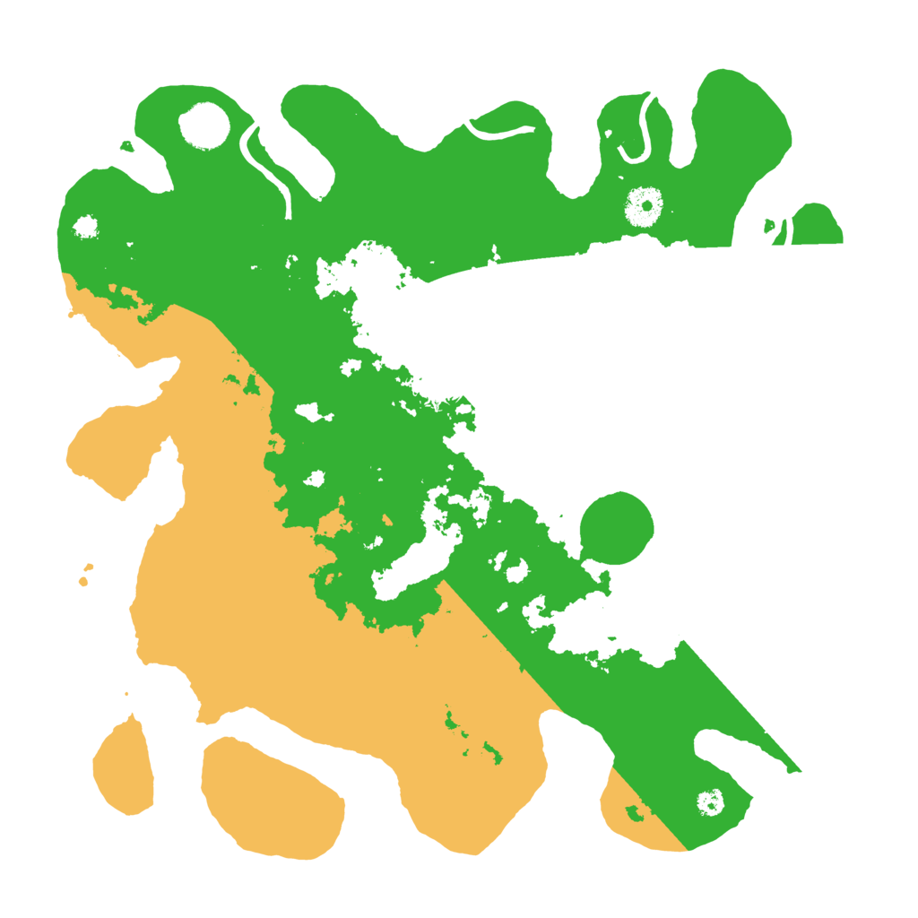 Biome Rust Map: Procedural Map, Size: 3500, Seed: 116764125