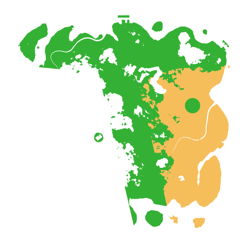 Biome Rust Map: Procedural Map, Size: 4250, Seed: 1361808116