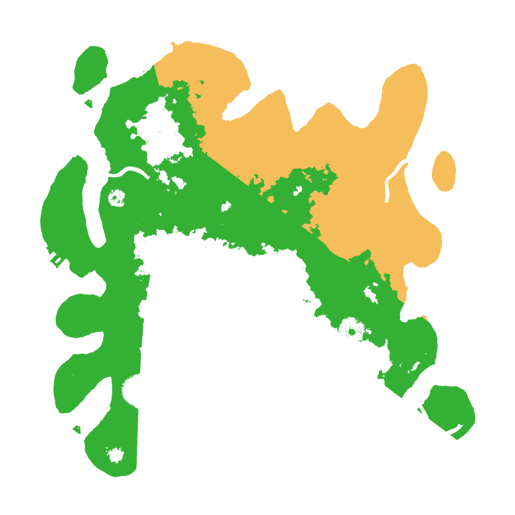 Biome Rust Map: Procedural Map, Size: 3072, Seed: 8675309