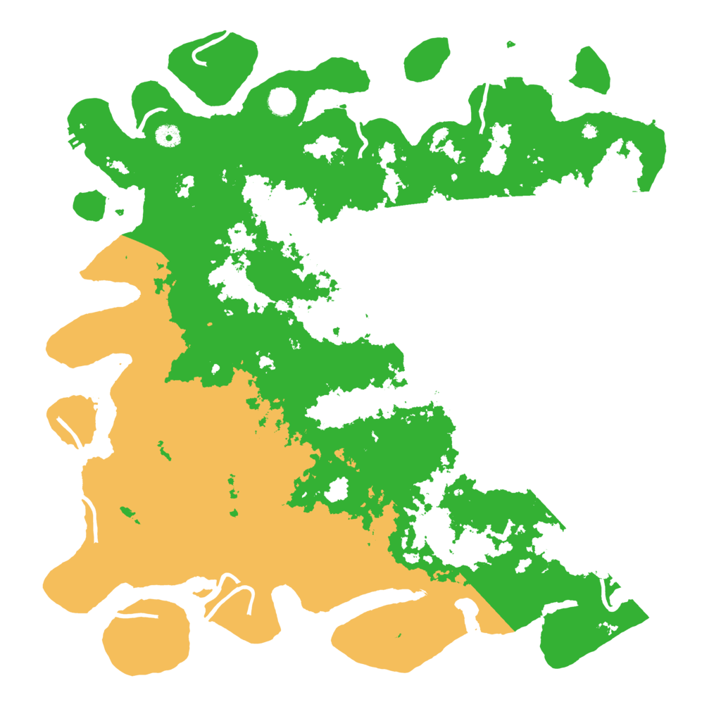 Biome Rust Map: Procedural Map, Size: 4500, Seed: 110110111