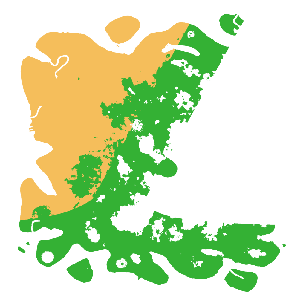 Biome Rust Map: Procedural Map, Size: 4500, Seed: 222220408