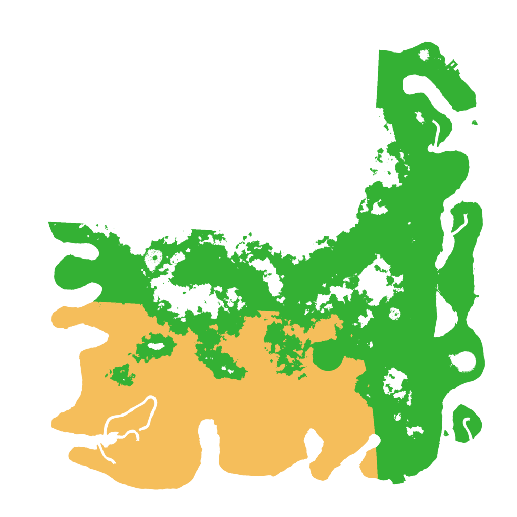 Biome Rust Map: Procedural Map, Size: 4500, Seed: 2074