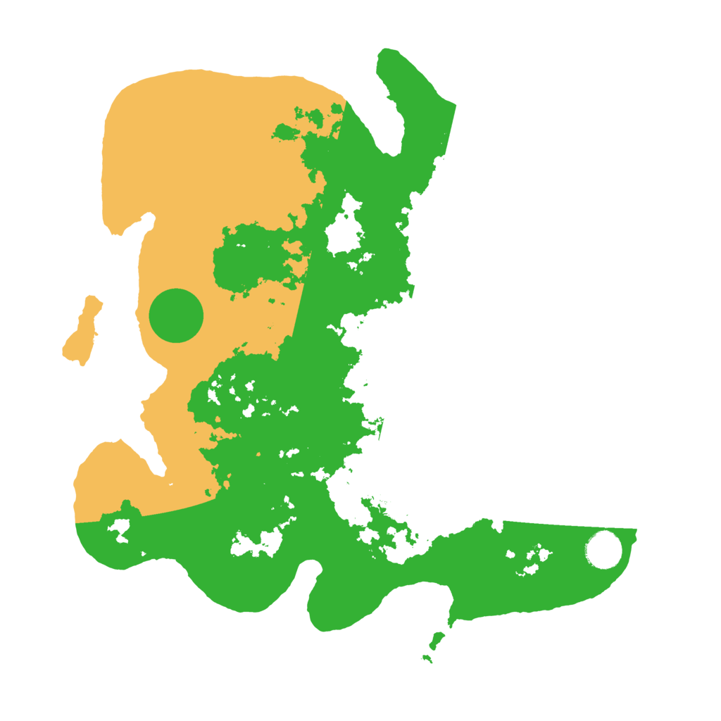 Biome Rust Map: Barren, Size: 3500, Seed: 769518052