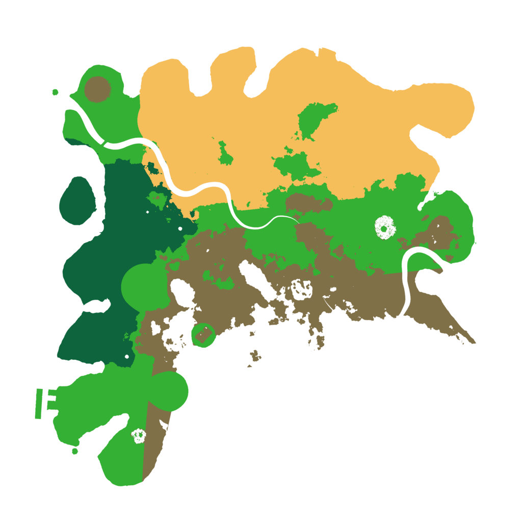 Biome Rust Map: Procedural Map, Size: 3500, Seed: 86375