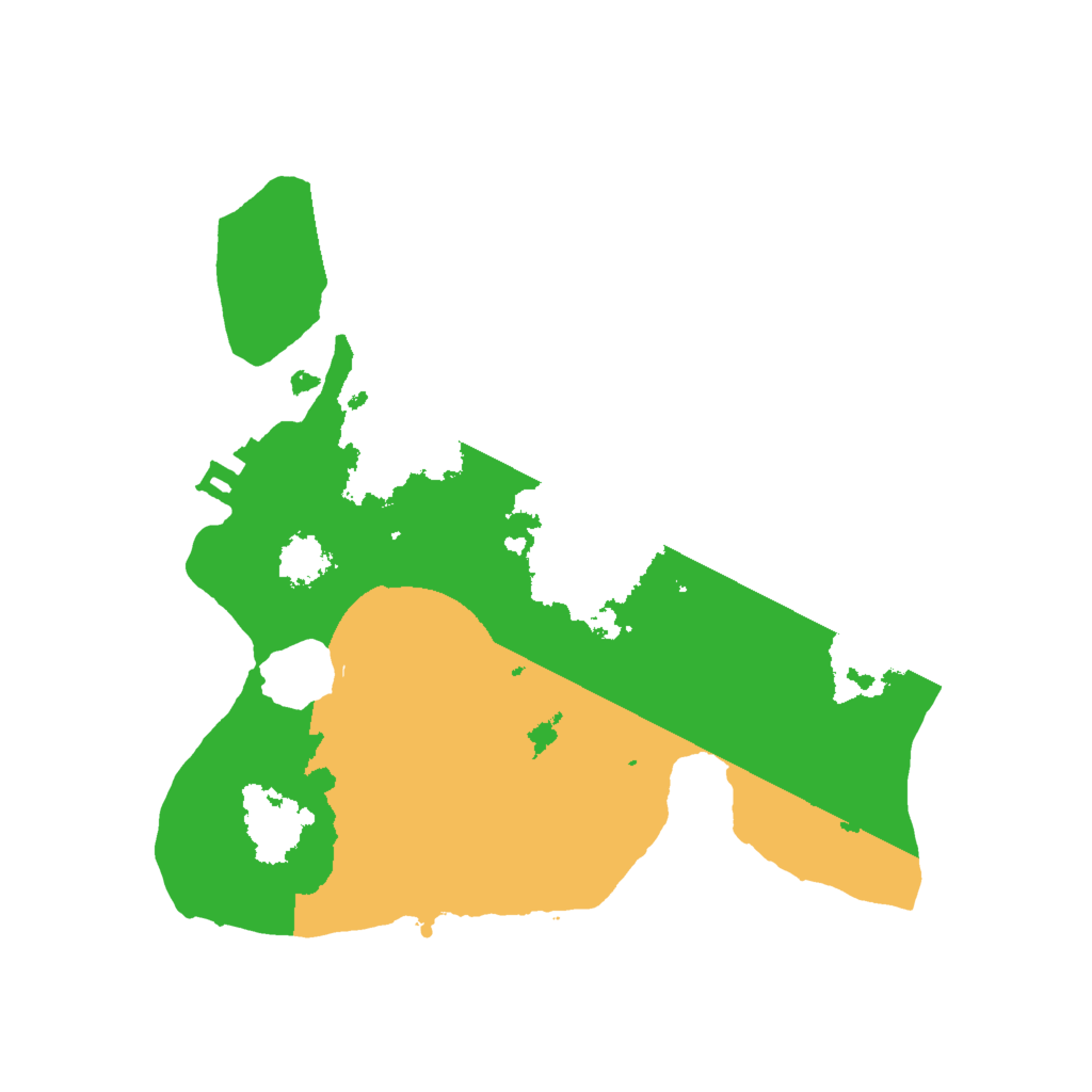 Biome Rust Map: Procedural Map, Size: 2000, Seed: 1221