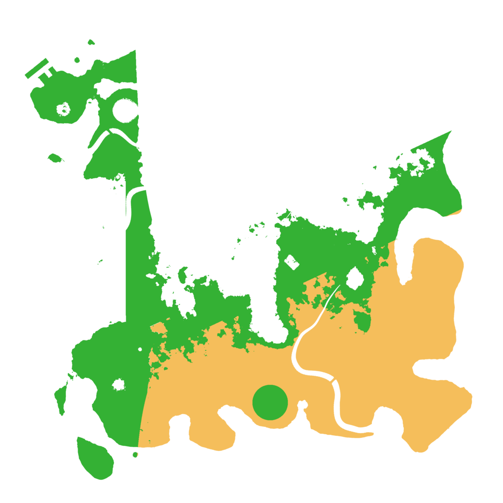 Biome Rust Map: Procedural Map, Size: 3750, Seed: 1243710081