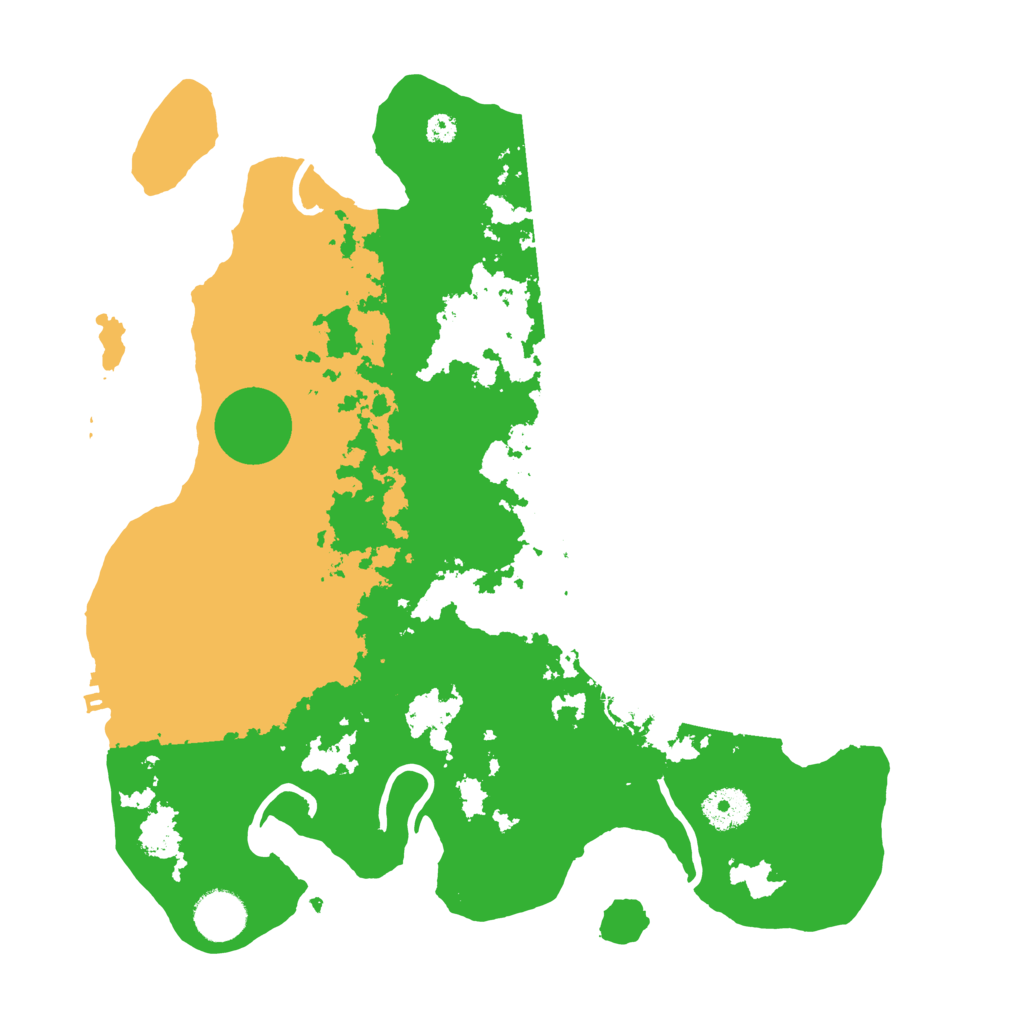 Biome Rust Map: Procedural Map, Size: 3500, Seed: 1855474730