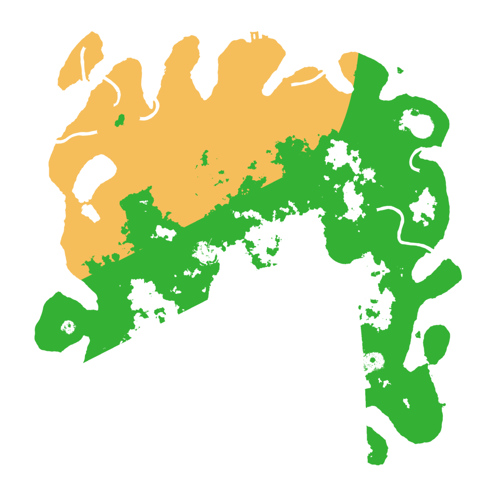 Biome Rust Map: Procedural Map, Size: 3800, Seed: 1220570405