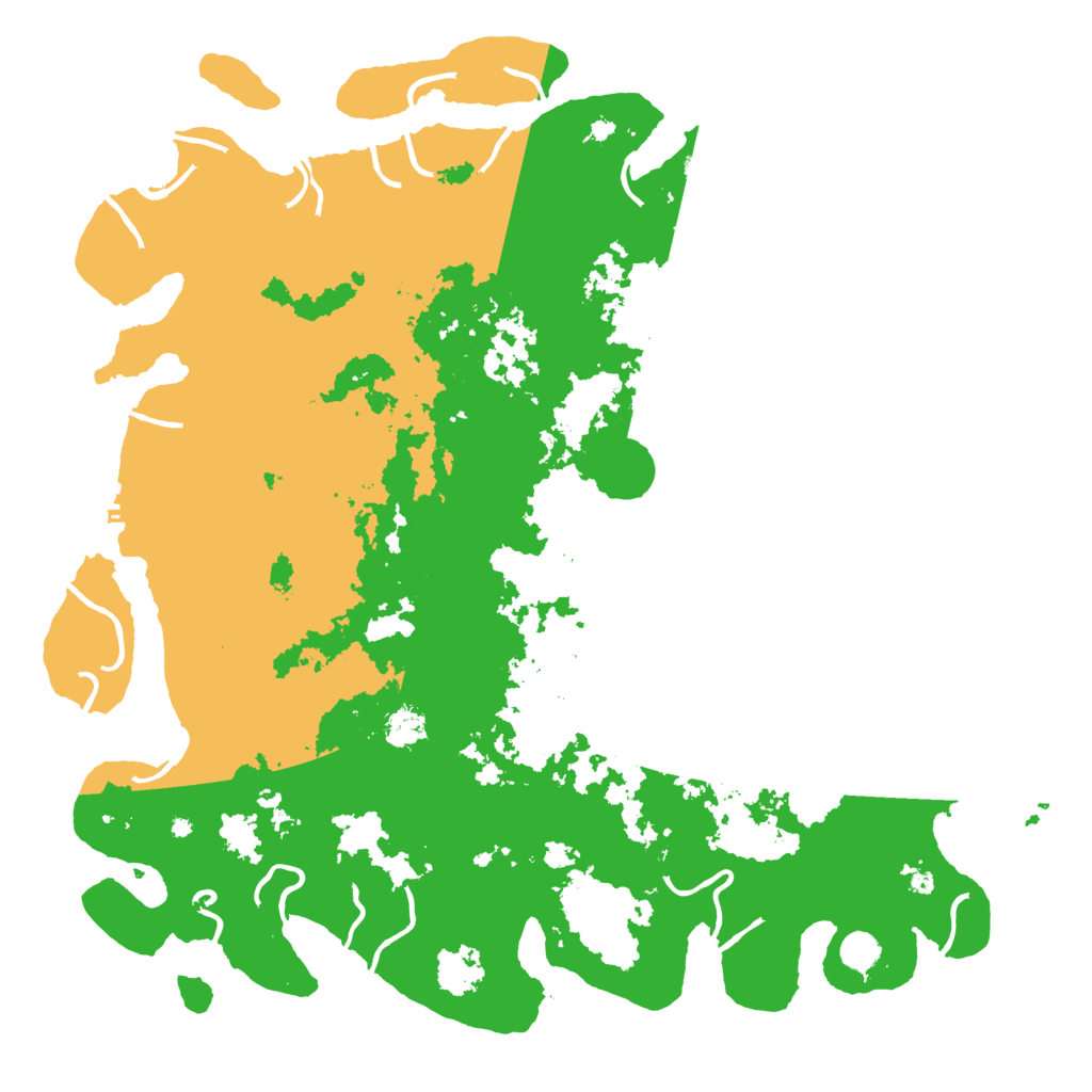 Biome Rust Map: Procedural Map, Size: 5000, Seed: 494629