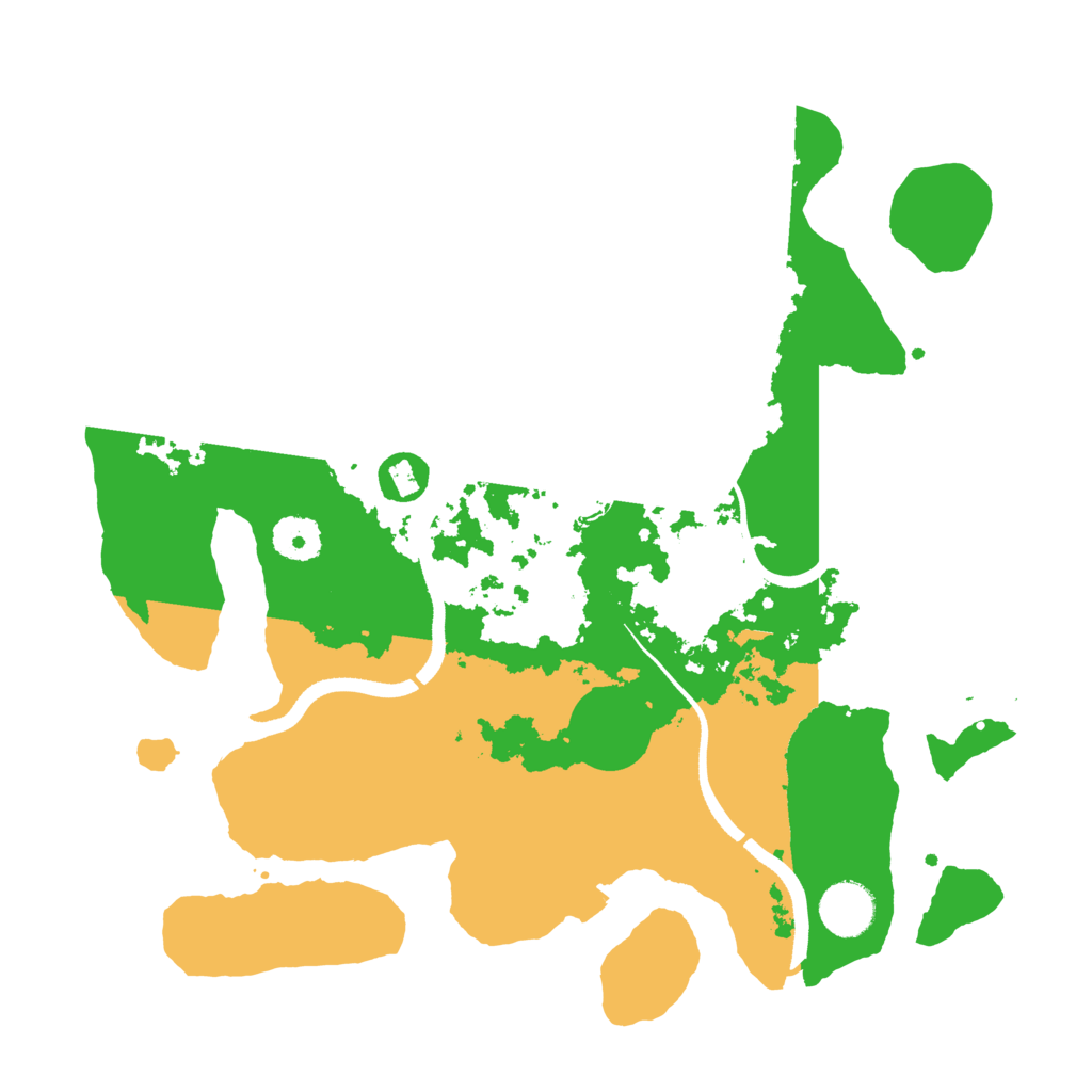 Biome Rust Map: Procedural Map, Size: 3500, Seed: 1445008463