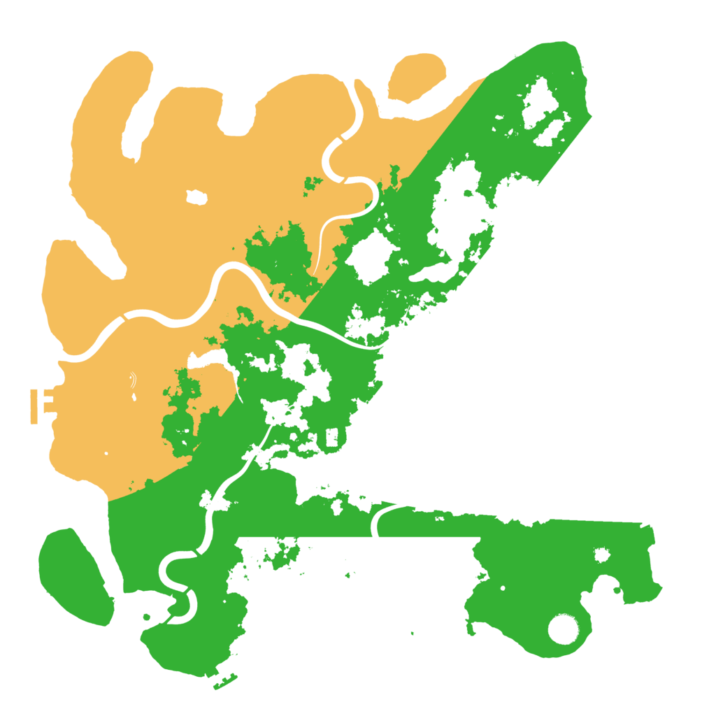 Biome Rust Map: Procedural Map, Size: 4168, Seed: 181302