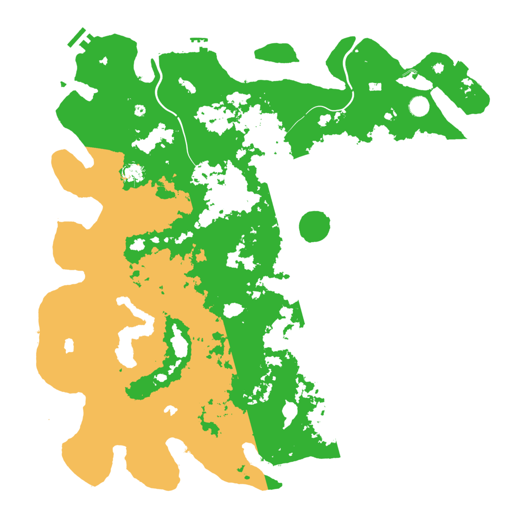 Biome Rust Map: Procedural Map, Size: 4500, Seed: 157569173