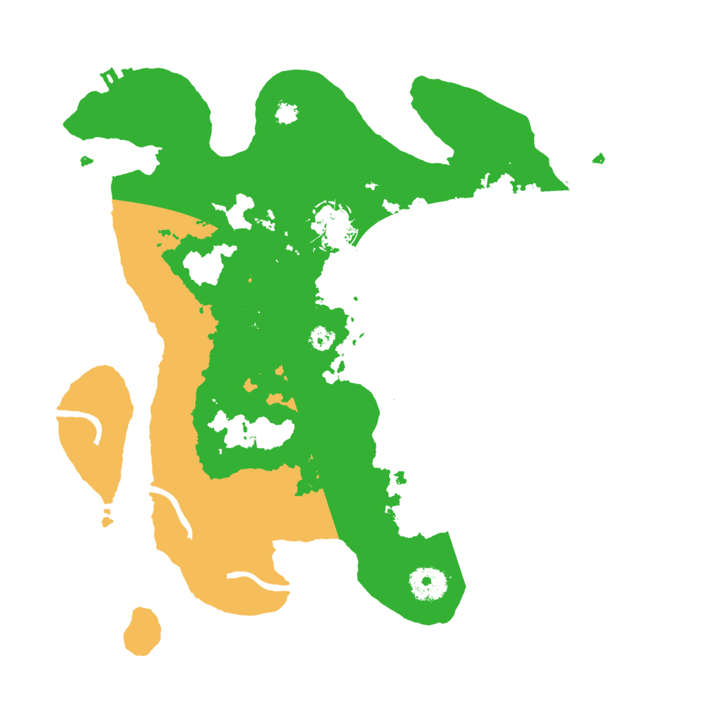 Biome Rust Map: Procedural Map, Size: 3000, Seed: 495986