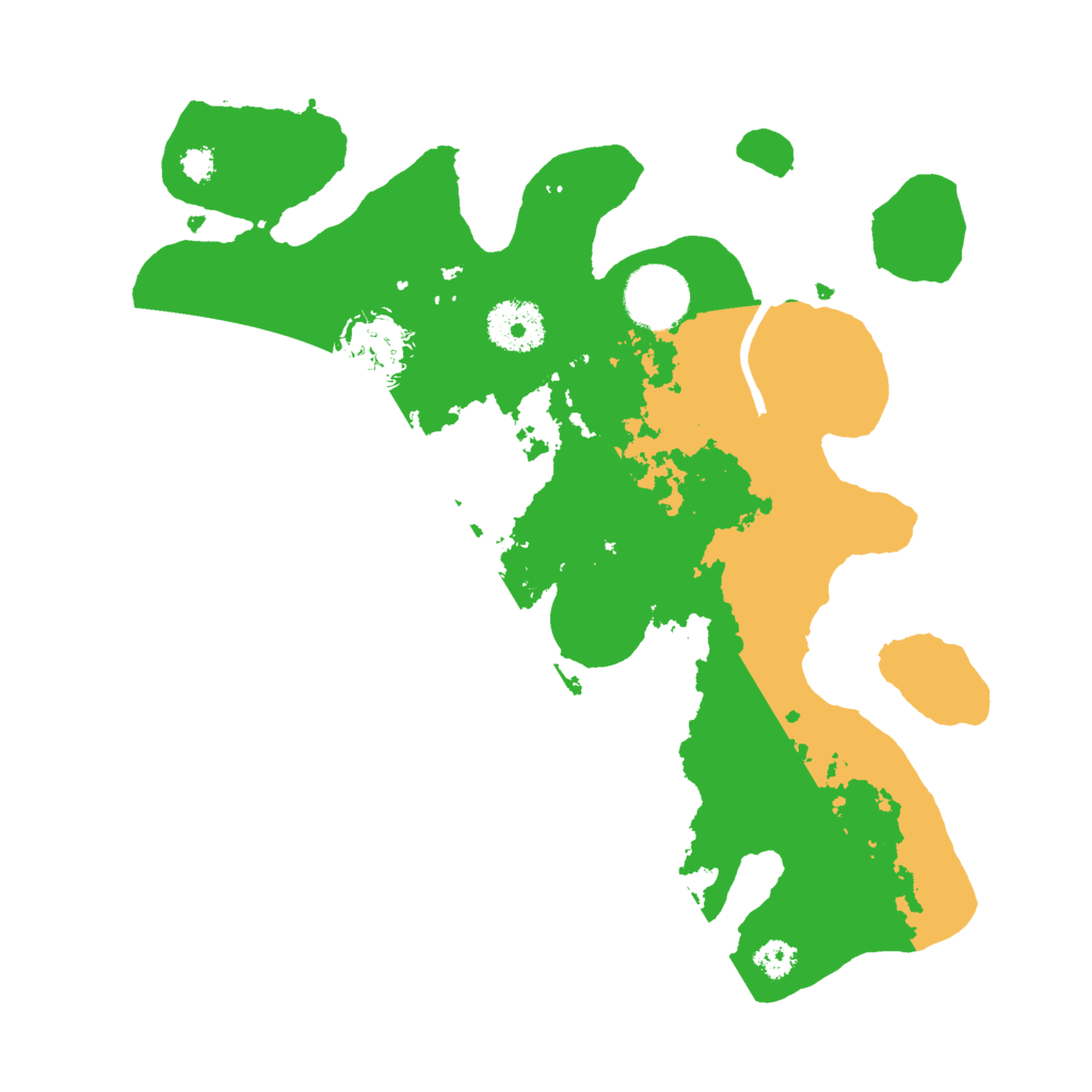 Biome Rust Map: Procedural Map, Size: 3000, Seed: 999233