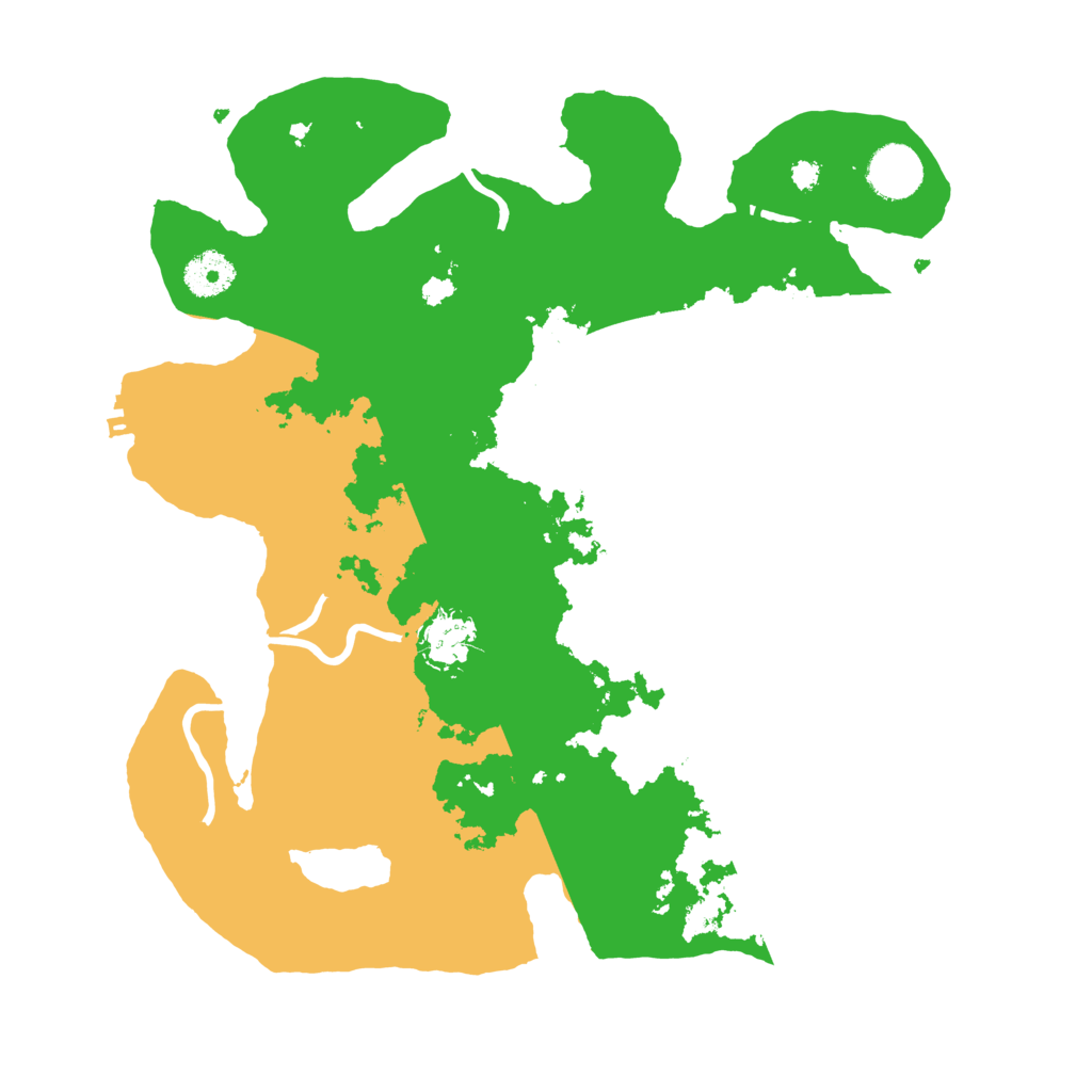 Biome Rust Map: Procedural Map, Size: 3500, Seed: 1373089601