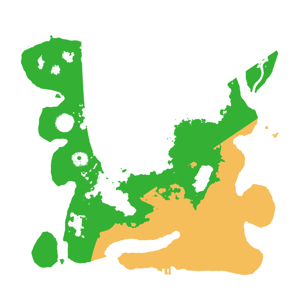 Biome Rust Map: Procedural Map, Size: 3000, Seed: 480727