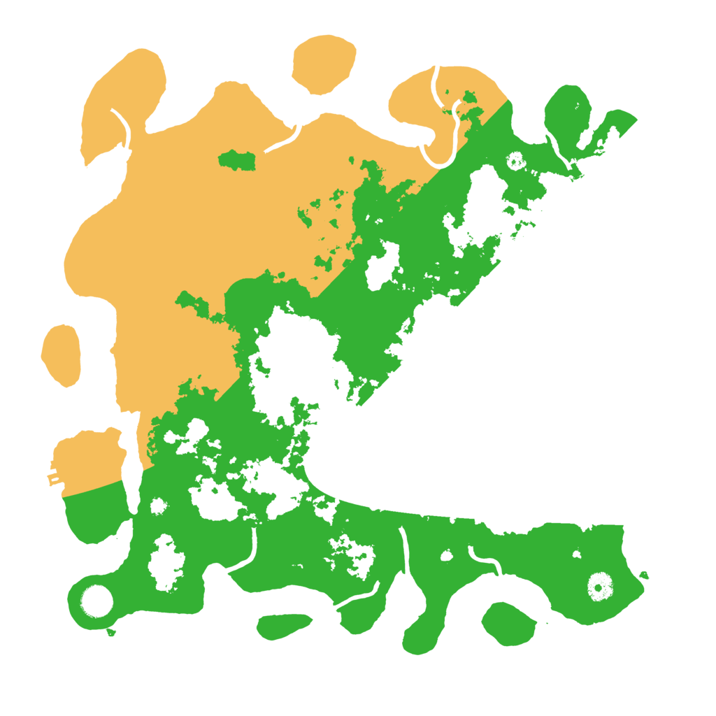 Biome Rust Map: Procedural Map, Size: 3950, Seed: 606881768