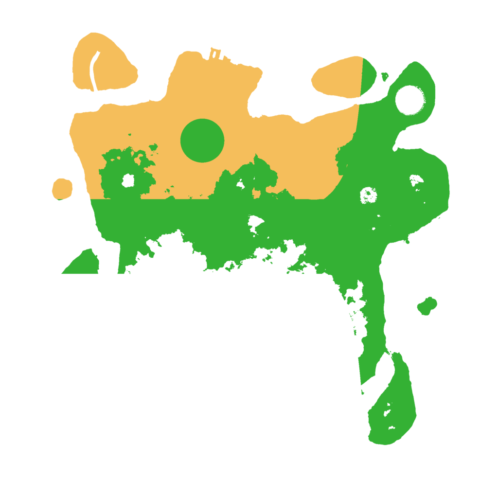 Biome Rust Map: Procedural Map, Size: 3000, Seed: 993352