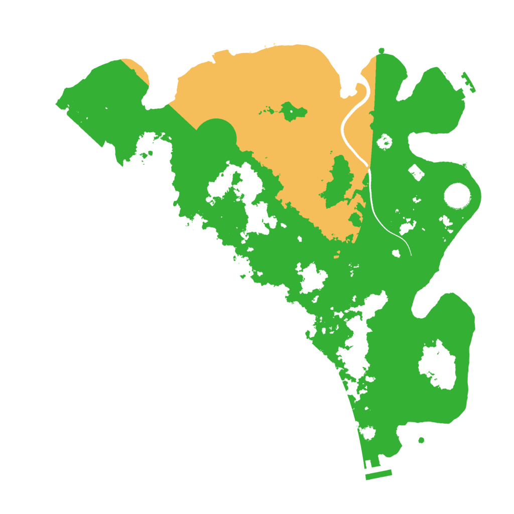Biome Rust Map: Procedural Map, Size: 3500, Seed: 1309862628