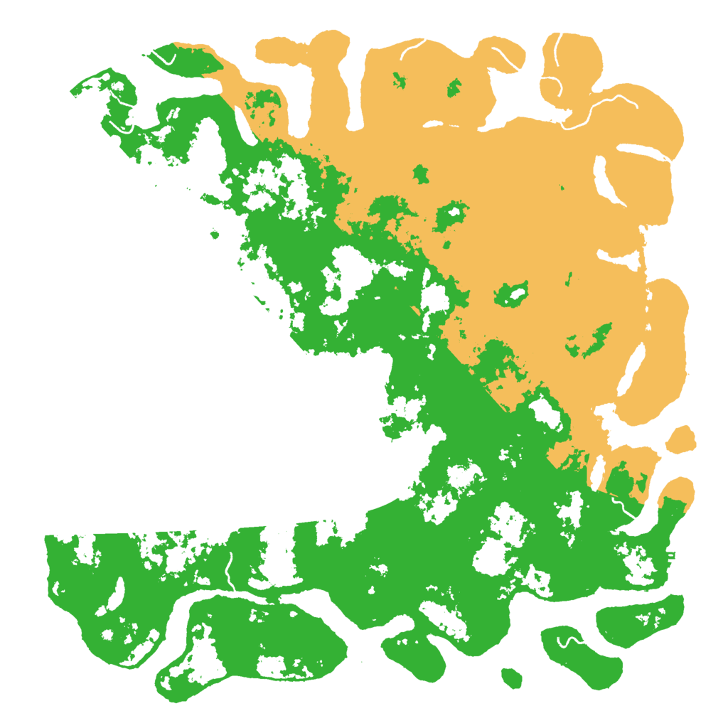 Biome Rust Map: Procedural Map, Size: 6000, Seed: 456456420