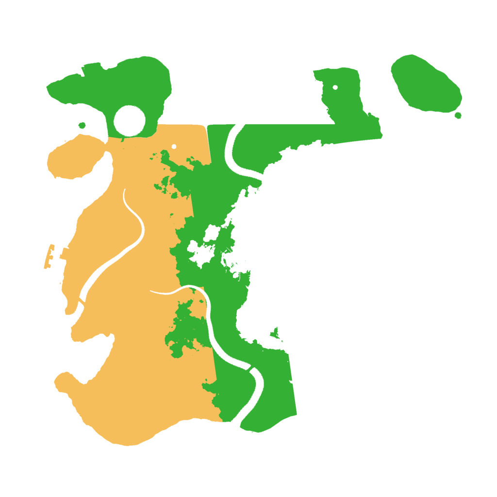 Biome Rust Map: Procedural Map, Size: 3000, Seed: 879679