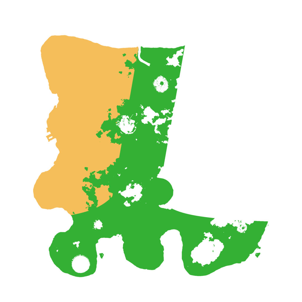 Biome Rust Map: Procedural Map, Size: 3000, Seed: 629760
