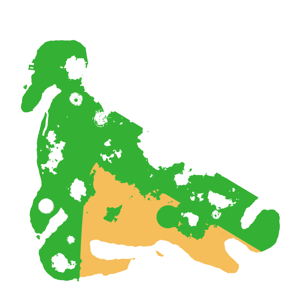 Biome Rust Map: Procedural Map, Size: 3500, Seed: 12485