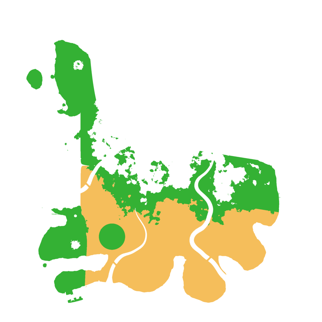 Biome Rust Map: Procedural Map, Size: 3250, Seed: 1226447159