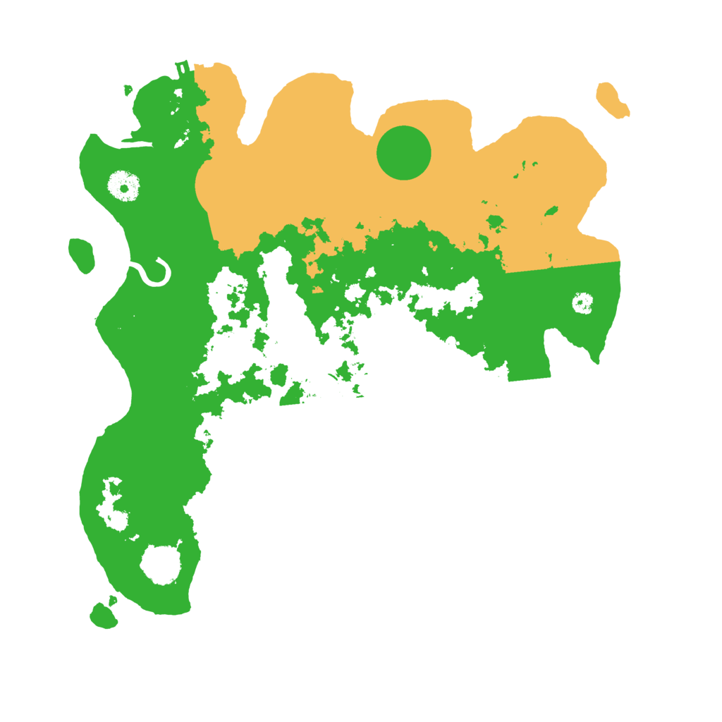 Biome Rust Map: Procedural Map, Size: 3500, Seed: 496536024