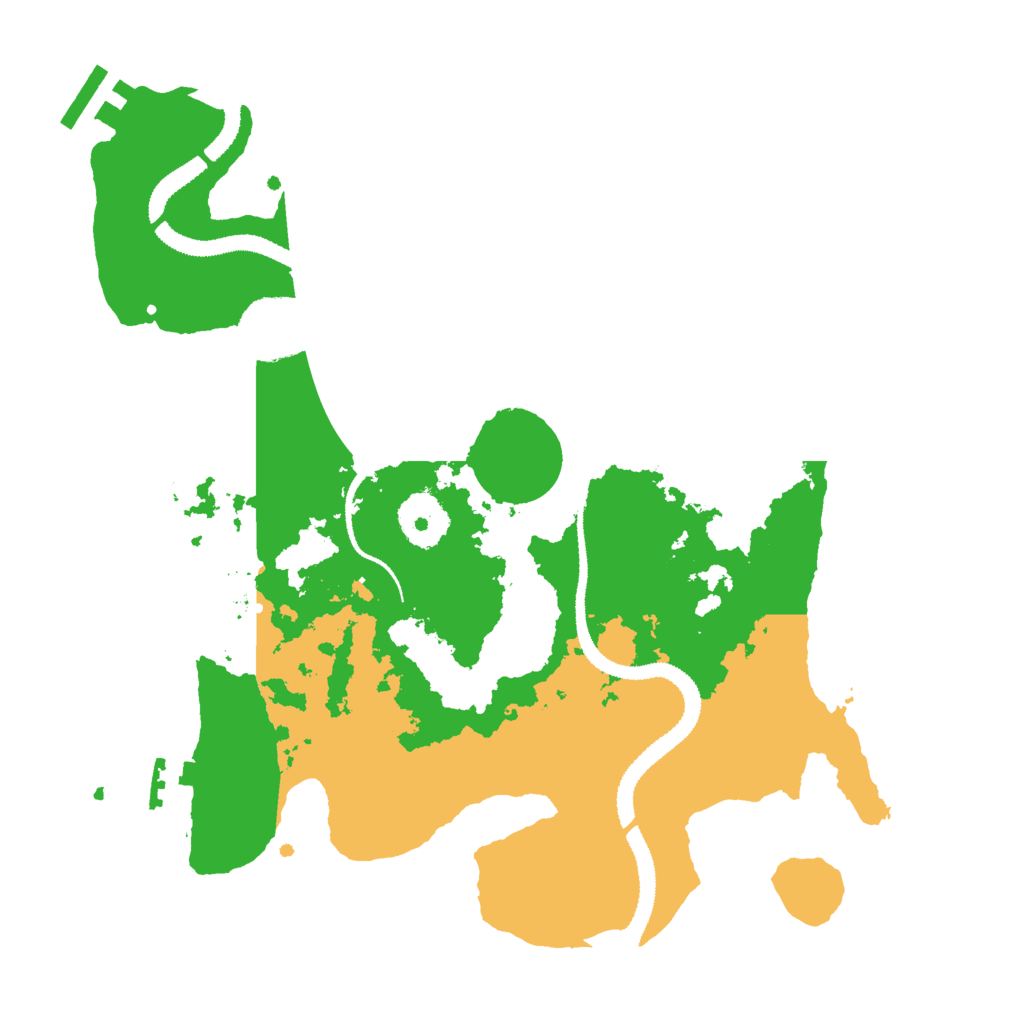 Biome Rust Map: Procedural Map, Size: 3000, Seed: 306665