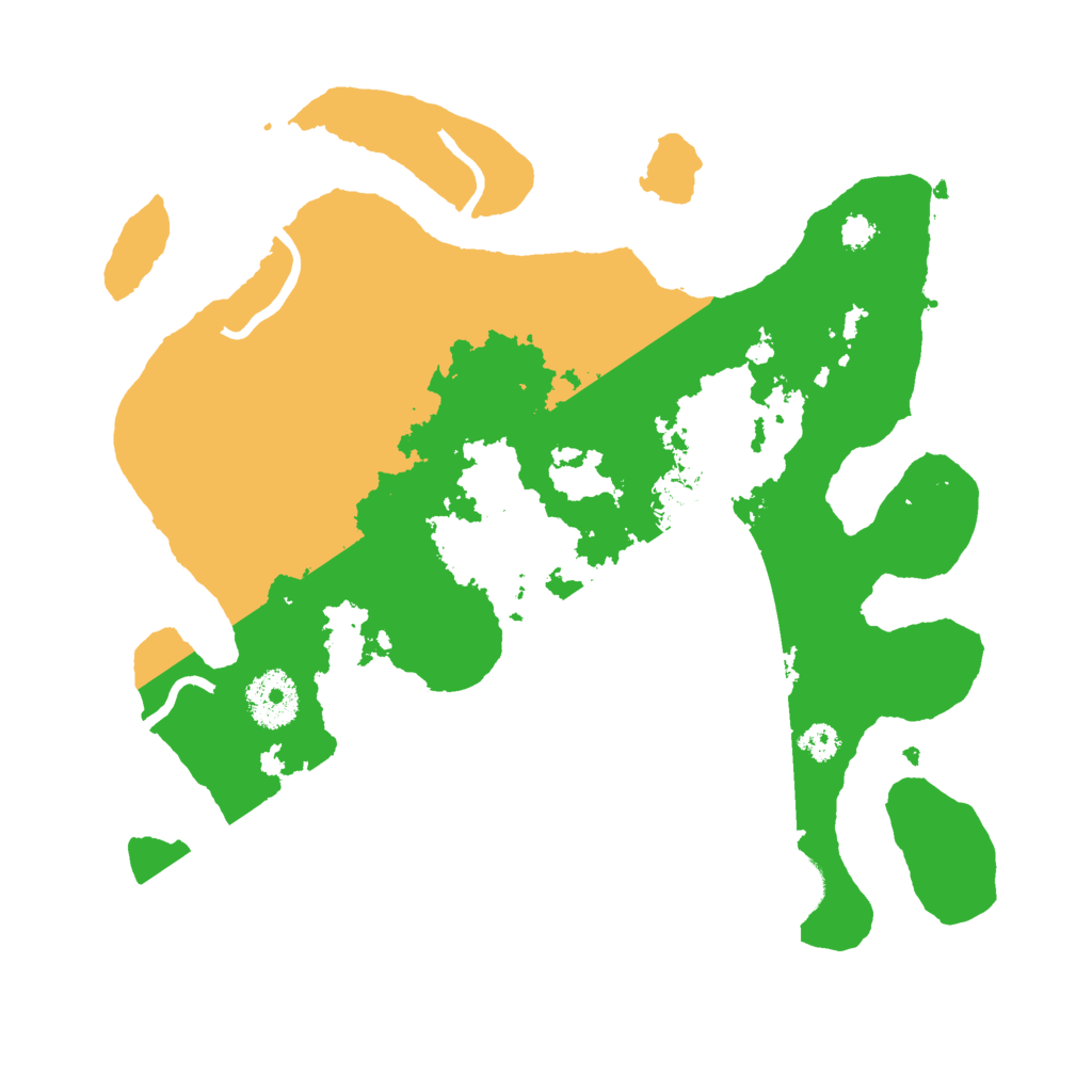 Biome Rust Map: Procedural Map, Size: 3000, Seed: 404918879