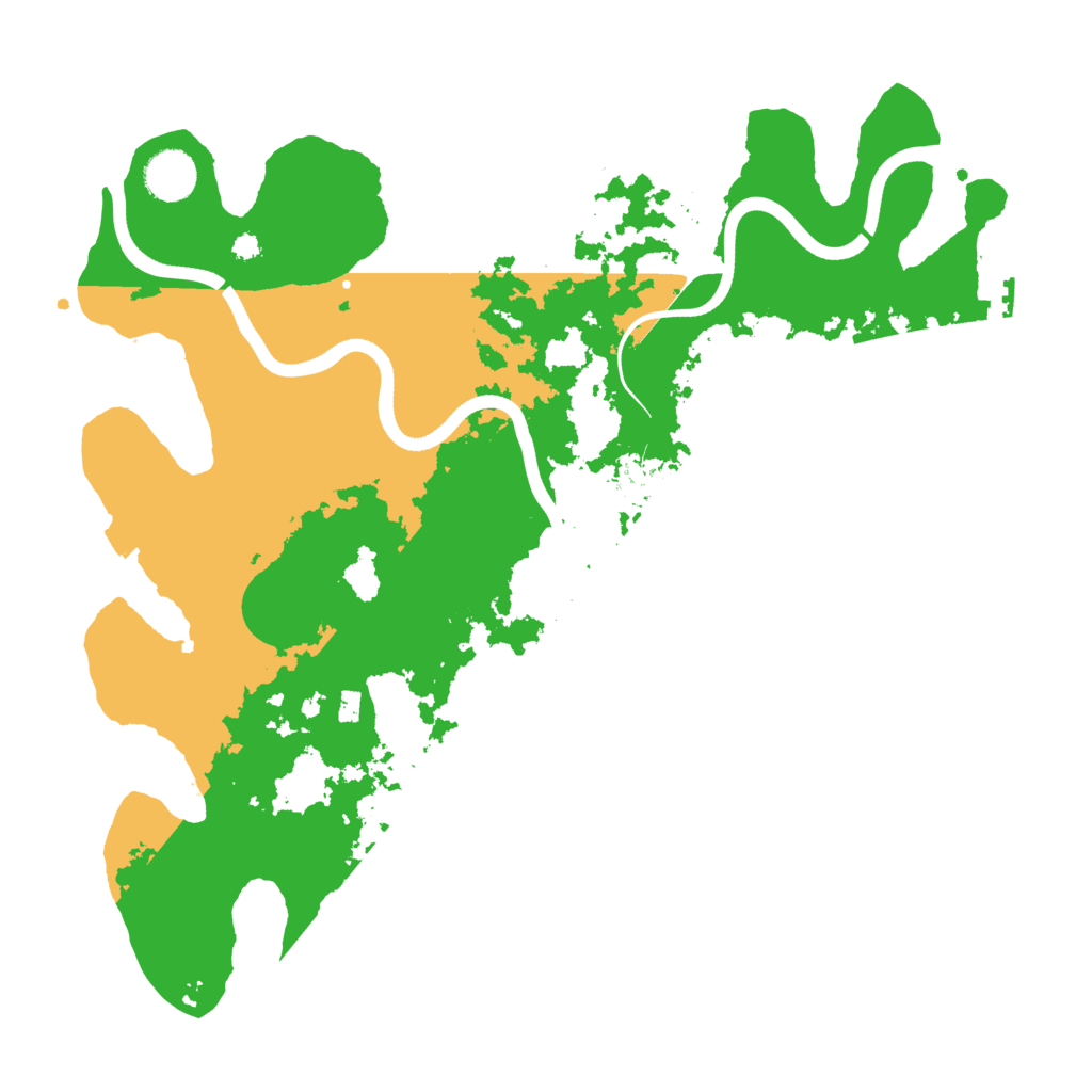 Biome Rust Map: Procedural Map, Size: 3700, Seed: 494909125
